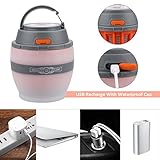 Bawoo Campinglampe UV Licht Insektenvernichter Mückenkiller Camping Lantern IP67 wasserdicht tragbar Mückenvernichter Zeltlampe USB Wiederaufladbar für Innen und Außen - 5