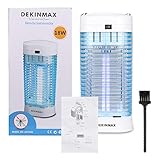 DEKINMAX Elektrischer Insektenvernichter, UV Insektenvernichter 18W Mückenlampe Schutz vor Elektrischem Schlag Tragbare Mückenfalle Fliegen Moskitos Für Innen Schlafzimmer Gärten. - 6