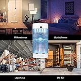 DEKINMAX Elektrischer Insektenvernichter, UV Insektenvernichter 18W Mückenlampe Schutz vor Elektrischem Schlag Tragbare Mückenfalle Fliegen Moskitos Für Innen Schlafzimmer Gärten. - 7