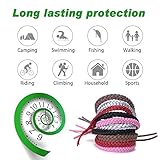 ACTOPP Mückenschutz Armband Moskito Armband 10 Stück Repellent Armbänder mit 12 Aufkleber Insektenschutz Naturals Mücken Armband Anti Mückenarmband Mücken Gürtel Schutz gegen Mücken Insekten - 3